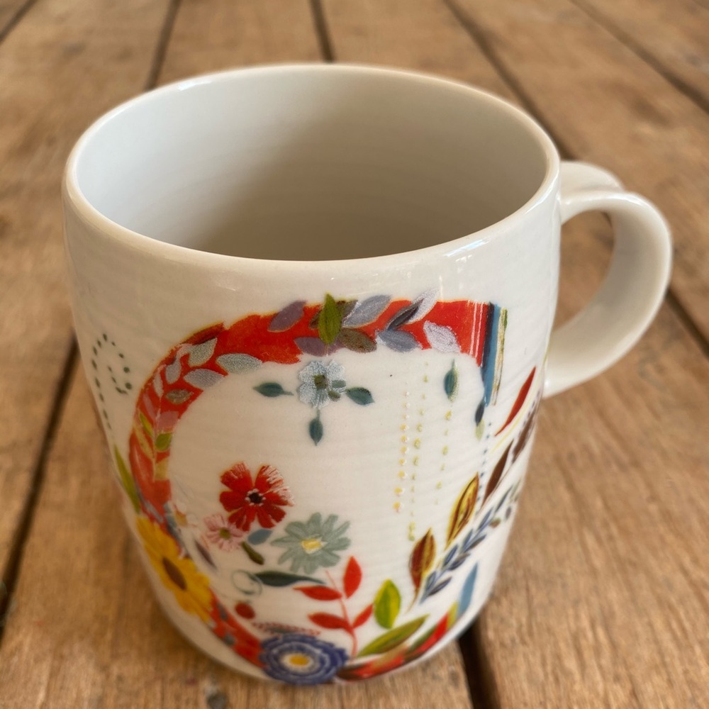Anthropologie | Monogram Mug “C” |  Gifts Under 30